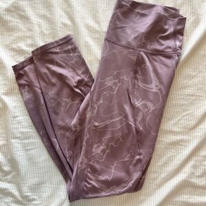 All in Motion Purple Patterned Leggings